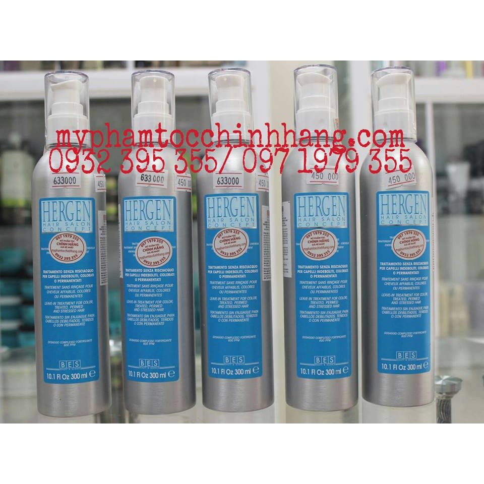 SERUM PHỤC HỒI CHO TÓC QUA HÓA CHẤT BES HERGEN 300ML