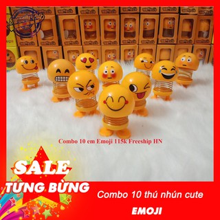💯Combo 10 thú nhún emoji dễ thương