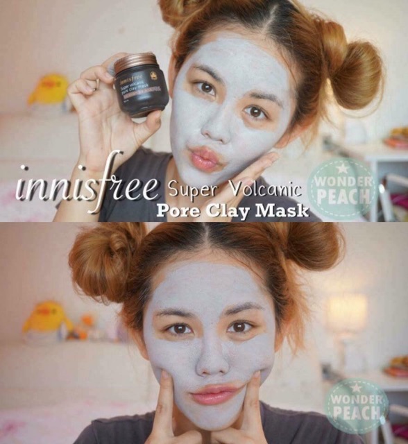 Mặt nạ đất sét INNISFREE SUPER VOLCANIC PORE CLAY MASK 2X 100ml