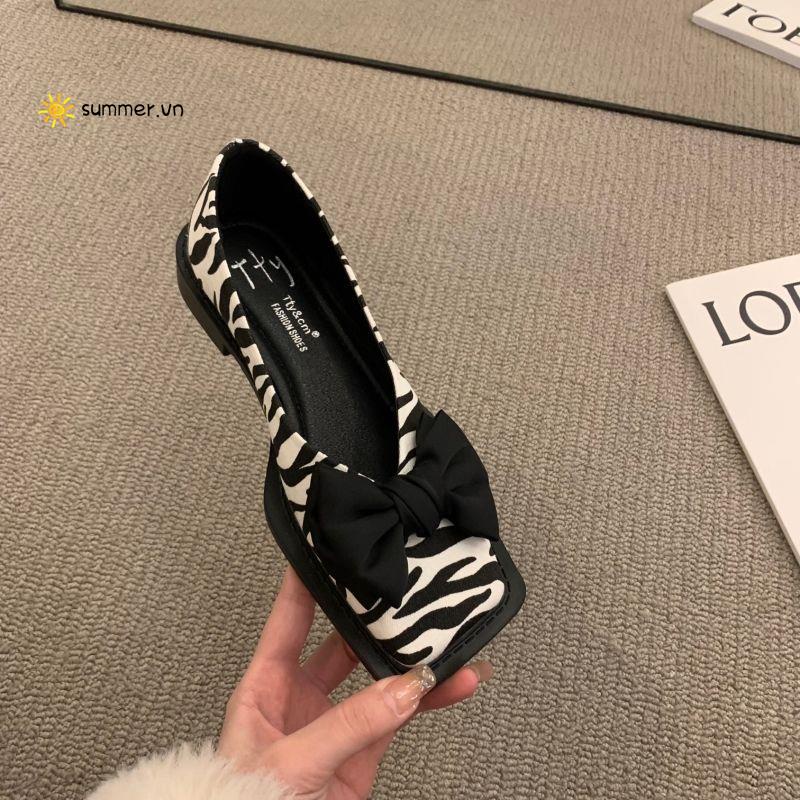 Giày Búp Bê Đế Bệt 2022 Thiết Kế Mới Thời Trang Mùa Xuân Theo Phong Cách Pháp Cho Nữ