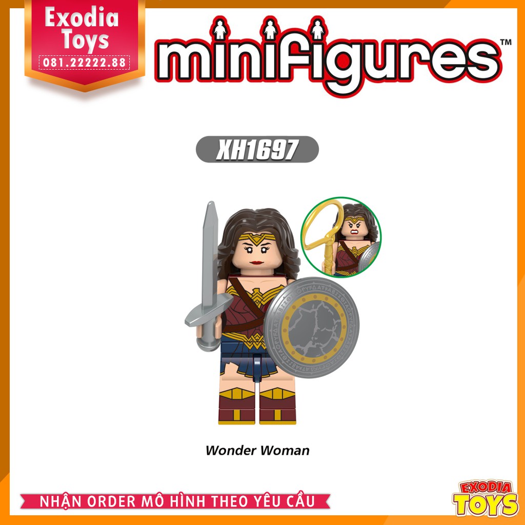 Xếp hình Minifigure siêu anh hùng Liên Minh Công Lý : Justice League Snyder Cut - Đồ Chơi Lắp Ghép Sáng Tạo - X0312