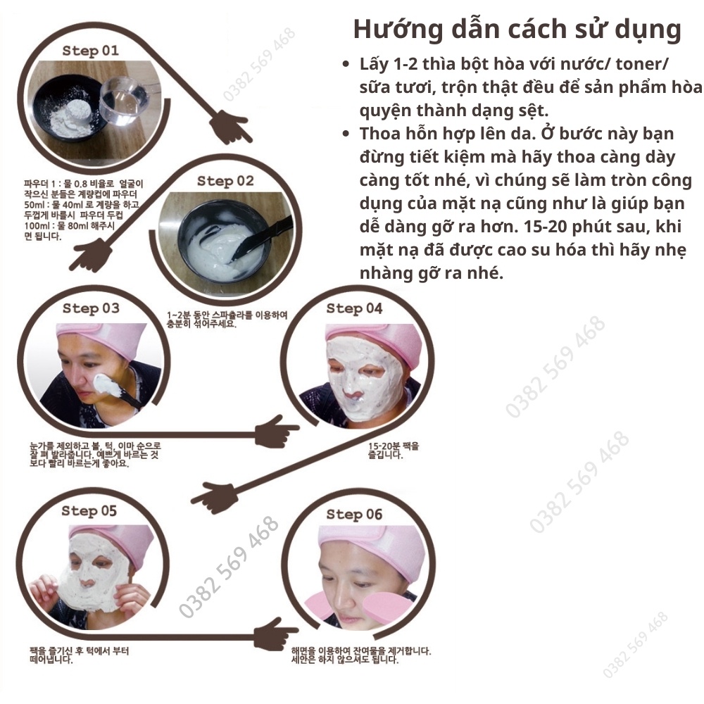 Bột Mặt nạ thạch dẻo Montblie Modelling Mask - Size lớn