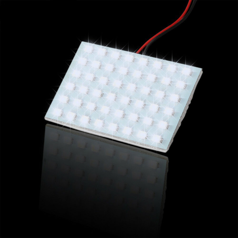 Set 2 Bảng Đèn LED T10 BA9S 48-SMD Cho Nội Thất Xe Hơi