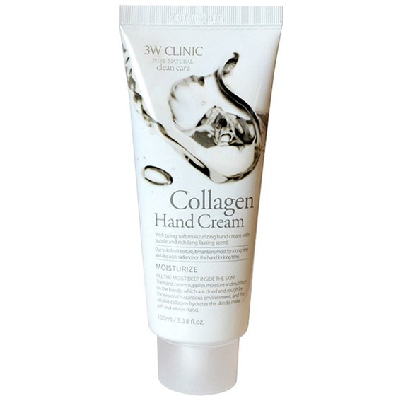 Kem dưỡng da tay 3W CLINIC Collagen Hand Cream 100ml