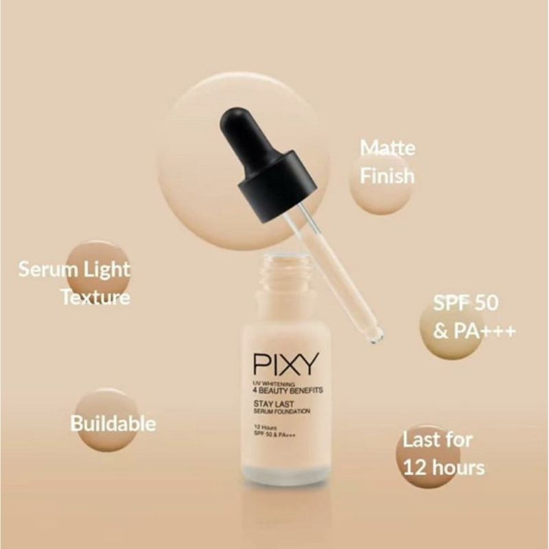 (hàng Mới Về) Kem Nền Pixy Stay Lâu Trôi Spf 50 Pa + + + | BigBuy360 - bigbuy360.vn