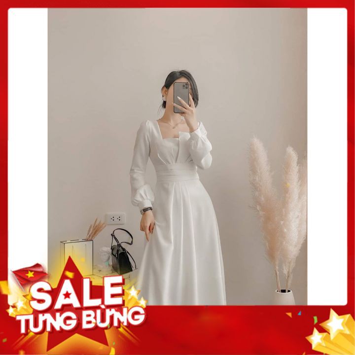 Đầm dự tiệc xòe tay phồng cách điệu Julliet Dress [HÀNG CÓ SẴN] | BigBuy360 - bigbuy360.vn