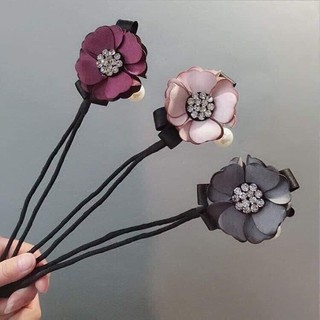 [ HÀNG SẴN ] Kẹp quấn búi tóc hoa trà Hàn Quốc