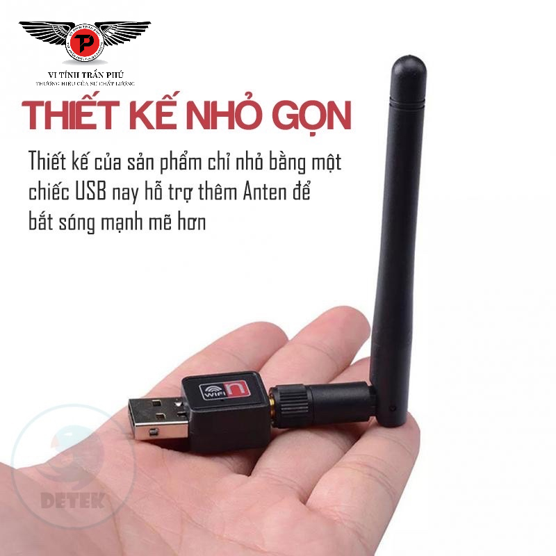 1 Cái USB WIFI TP LINK 722N & 801IIN Có Râu - New BH12T