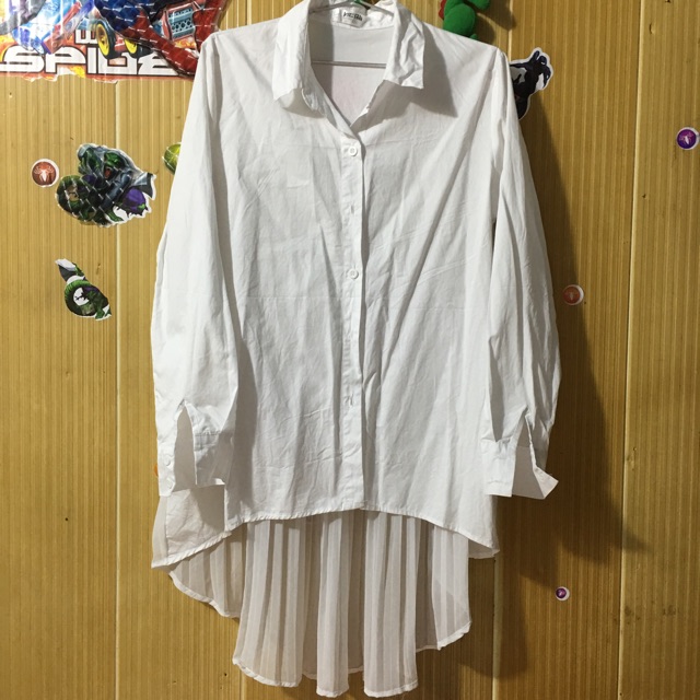 Thanh lý áo sơ mi trắng Hàn