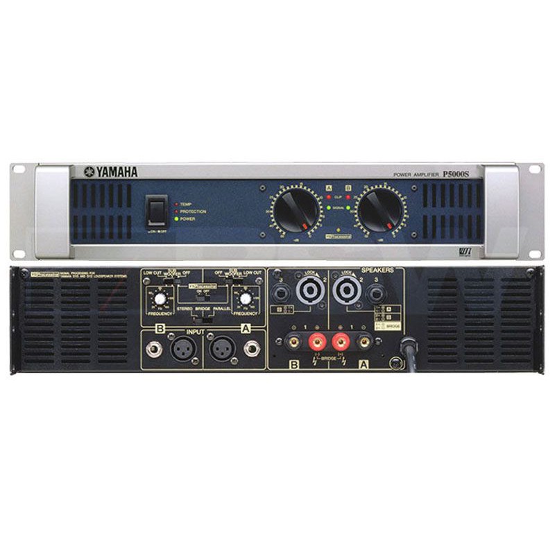 Cục đẩy công suất loại 1 YAMAHA P5000S công suất đẩy mạnh mẽ 2600W khuếch đại tín hiệu ra loa bảo hành 12 tháng