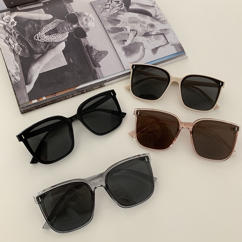 Kính Mát Tròng Vuông Oversize Chống Tia UV400 Coh yrshop Thời Trang Cho Nữ