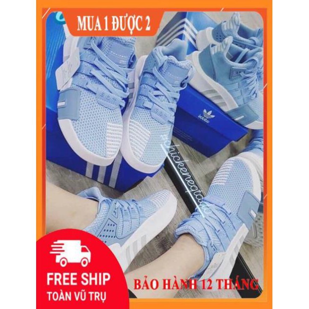 [ Freeship] [ Ảnh thật + full size + box ] Giầy sneaker EQT 2018 xanh dương cực hot. 2020 : Chuẩn . ‣ ' ༷ #