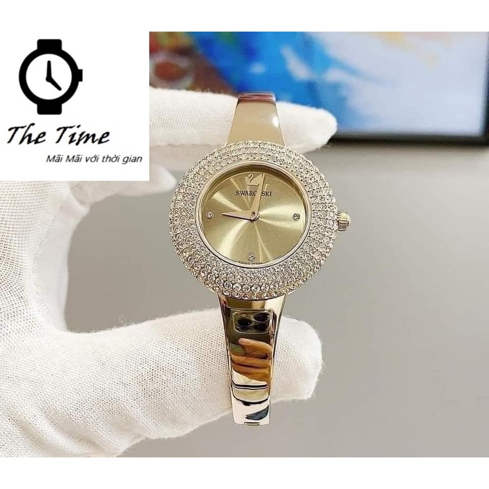 Đồng hồ nữ SWAROVSKI CRYSTAL ROSE WATCH #54840 case 34mm.5atm
