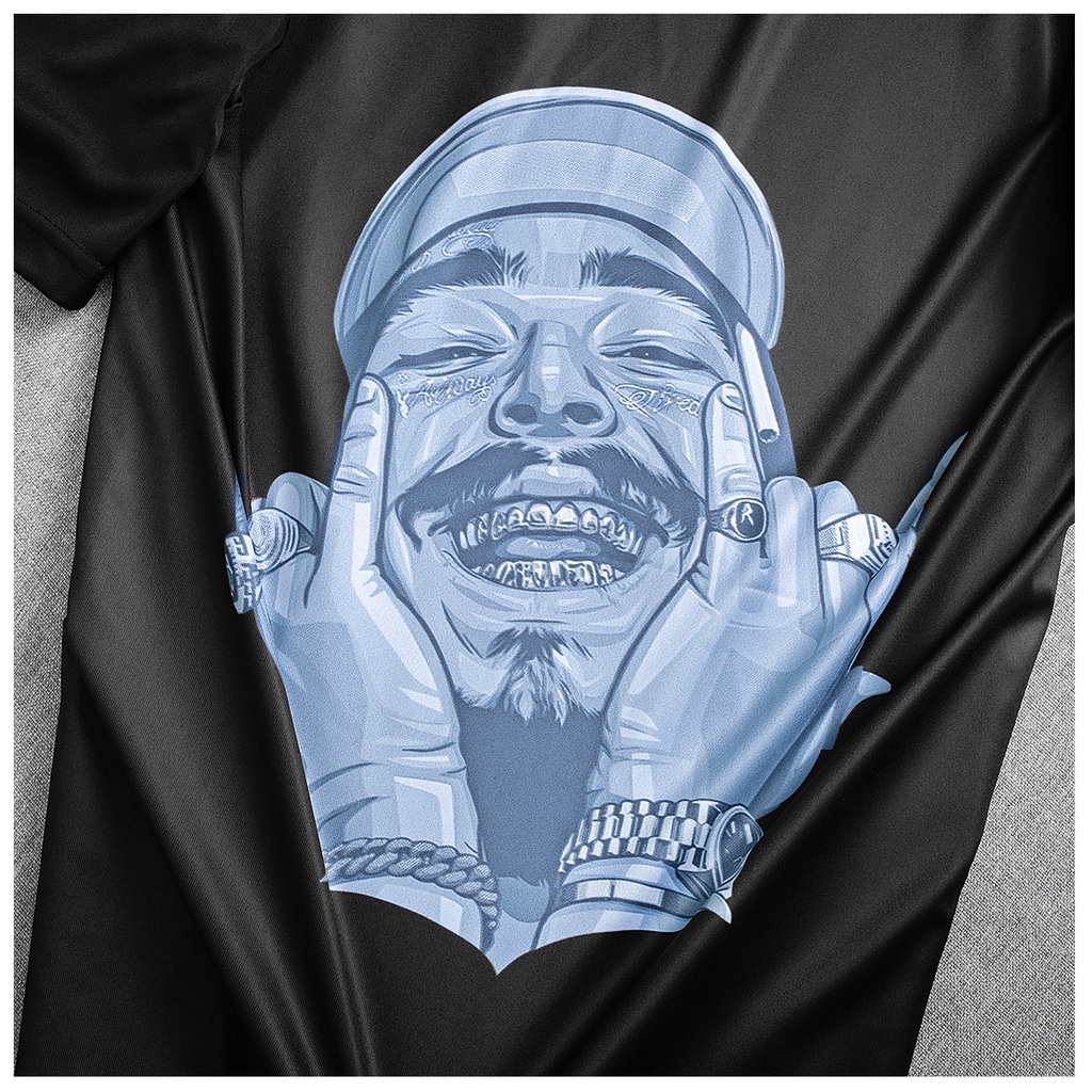 Áo thun nam ngắn tay,áo phông nam cổ tròn vải cotton in 3D cá tính DAJITO