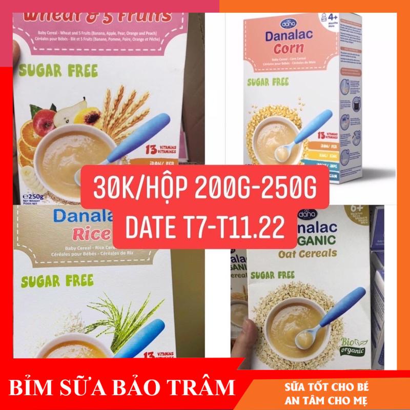 BỘT ĂN DẶM DANALAC CÁC VỊ 200g/250g CHO BÉ TỪ 4m