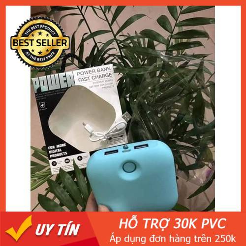 ⚡️SALE CỰC MẠNH⚡️ Sạc Vuông Dự Phòng Cao Cấp Du Lịch 20000mAh Nhỏ Gọn