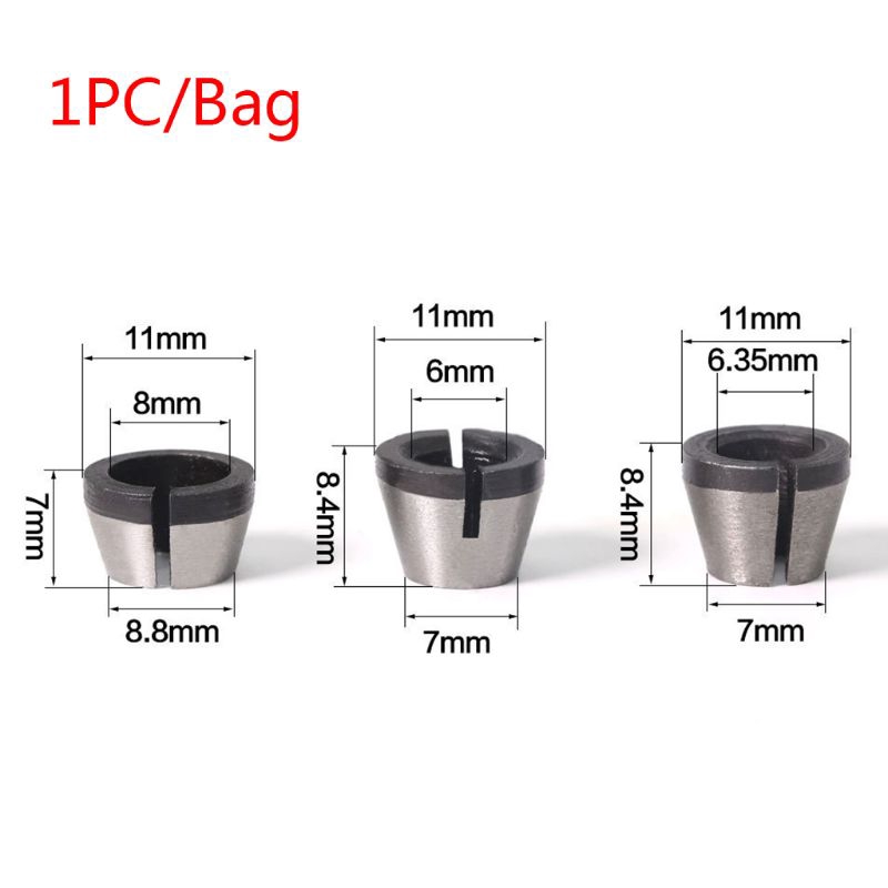 Đầu Kẹp Mũi Khoan 6mm 6.35mm 8mm Chất Lượng Cao