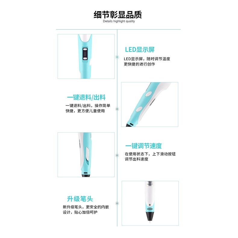 Bút 3D , bút vẽ 3D giúp bé thêm sáng tạo, tu duy hình học không gian tốt