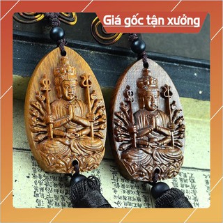 Móc treo xe khắc Phật Quan Âm