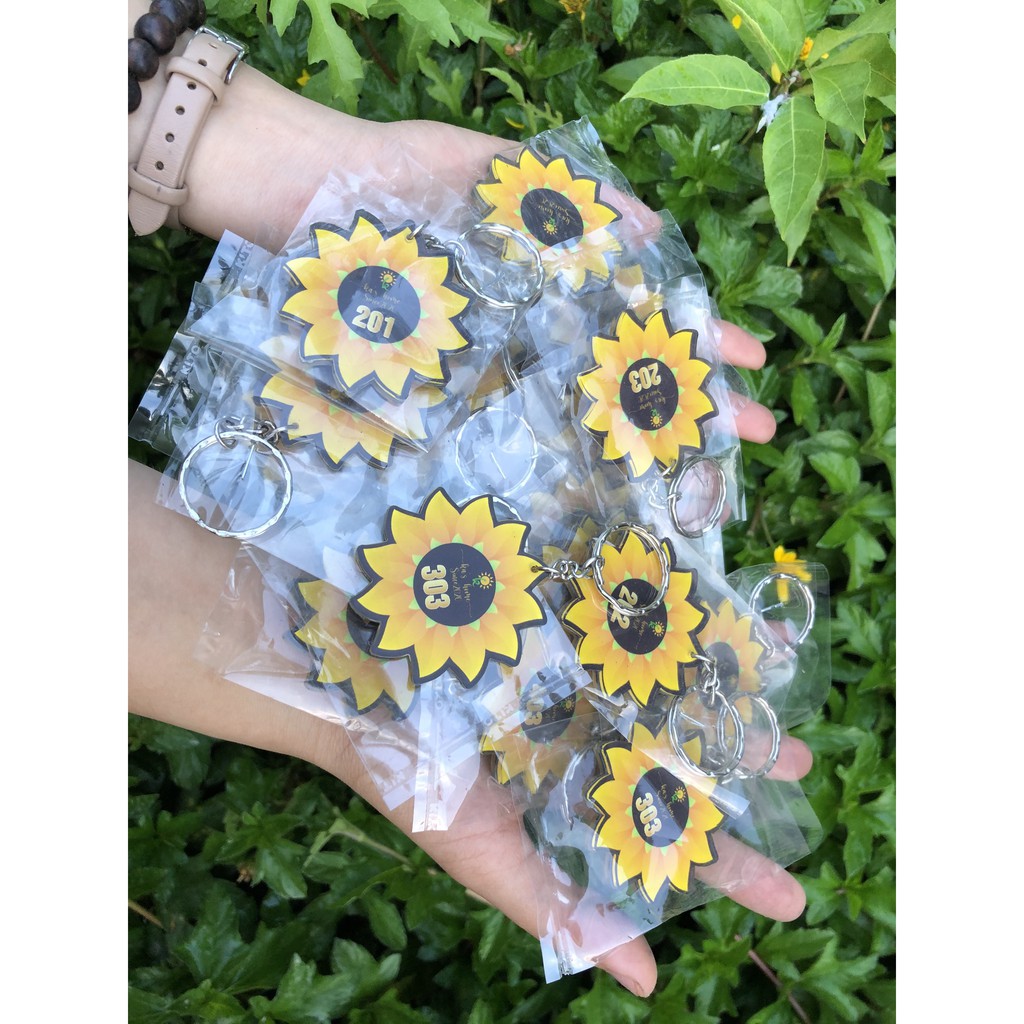 Móc khóa hoa hướng dương