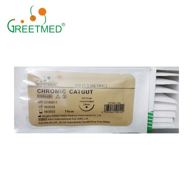 Chỉ phẫu thuật Chromic Catgut 3/0 Greetmed