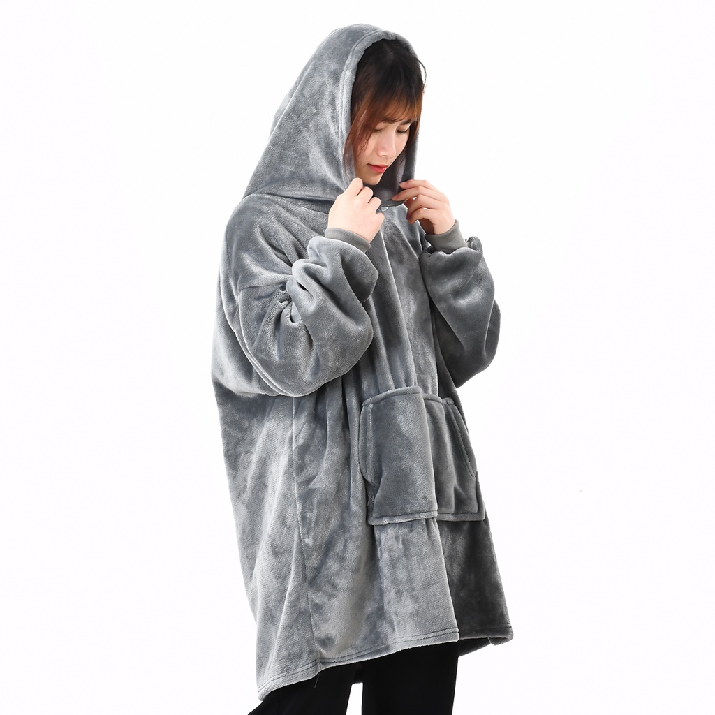 Chăn Nỉ Hoodie Siêu Mềm Mại Thoải Mái Giữ Ấm Cho Bé JP5
