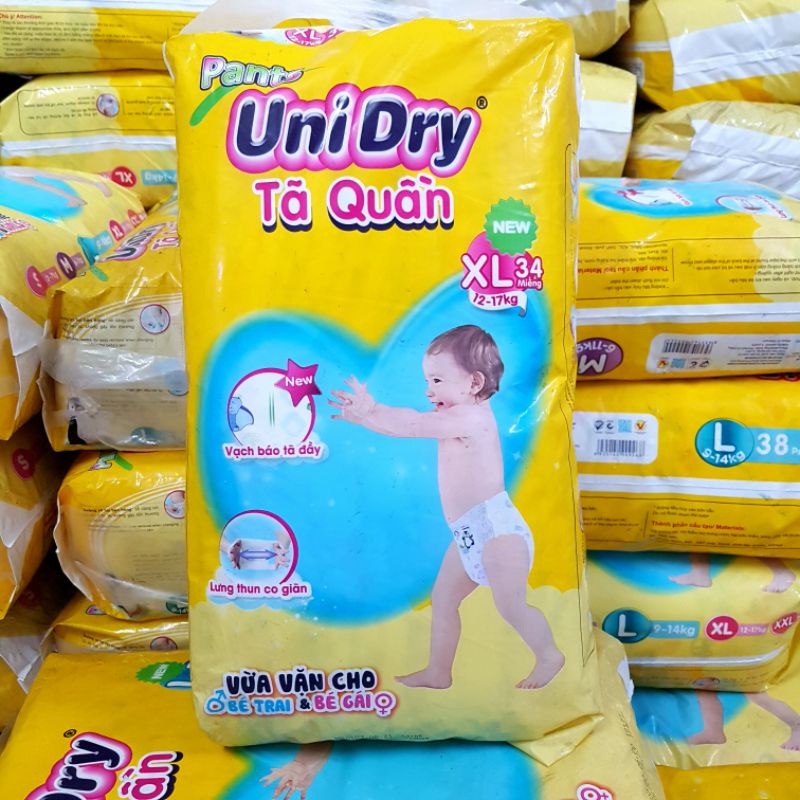 (XẢ KHO) Tả dán/tả quần Unidry M42/L38/XL34