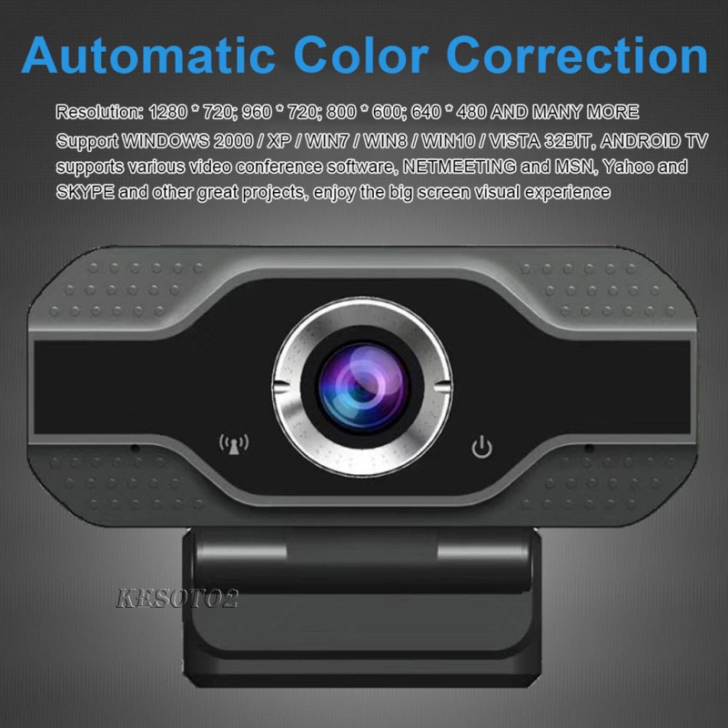 Webcam Kesoto2 Có Micro Cho Máy Tính Để Bàn Cổng Usb 2.0 1080p | BigBuy360 - bigbuy360.vn
