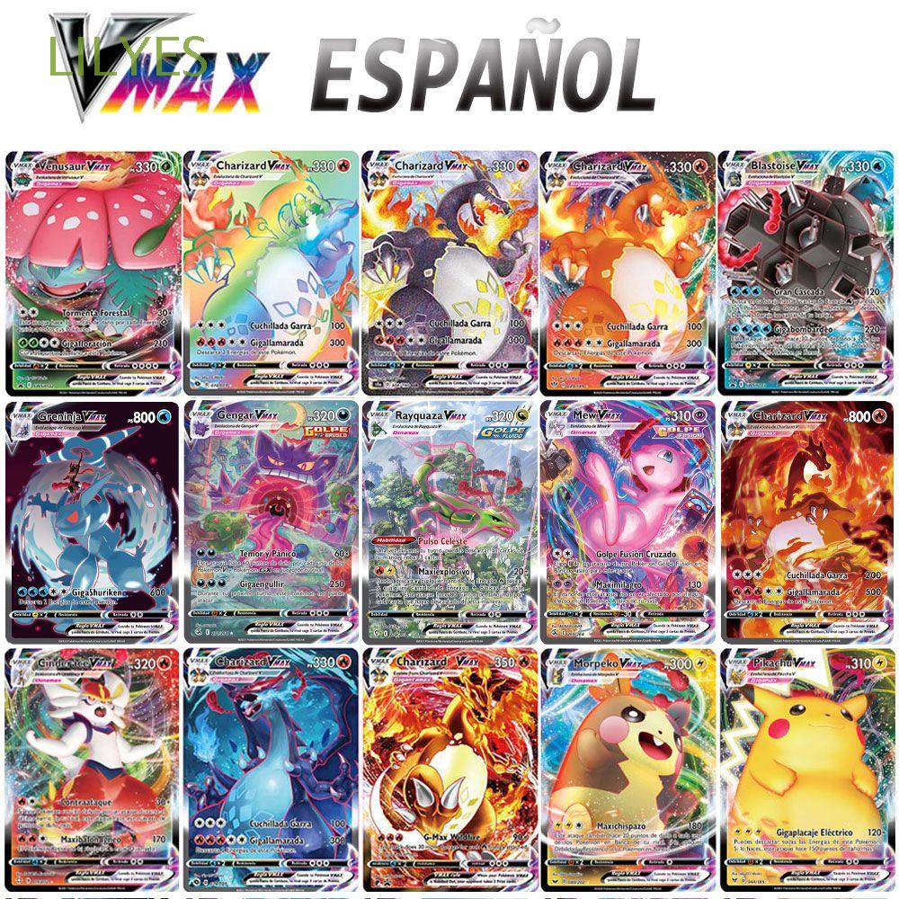 Thẻ bài Pokemon TAG TEAM GX VMAX phiên bản tiếng Tây Ban Nha cho trẻ em