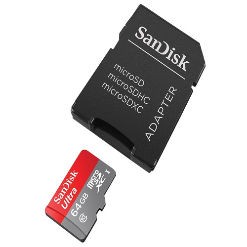 Thẻ nhớ sandisk 64Gb full box micro sd class 10 100mb/s bảo hành 1 năm cho điện thoại, laptop, máy ảnh [Sandisk64gb-CH]
