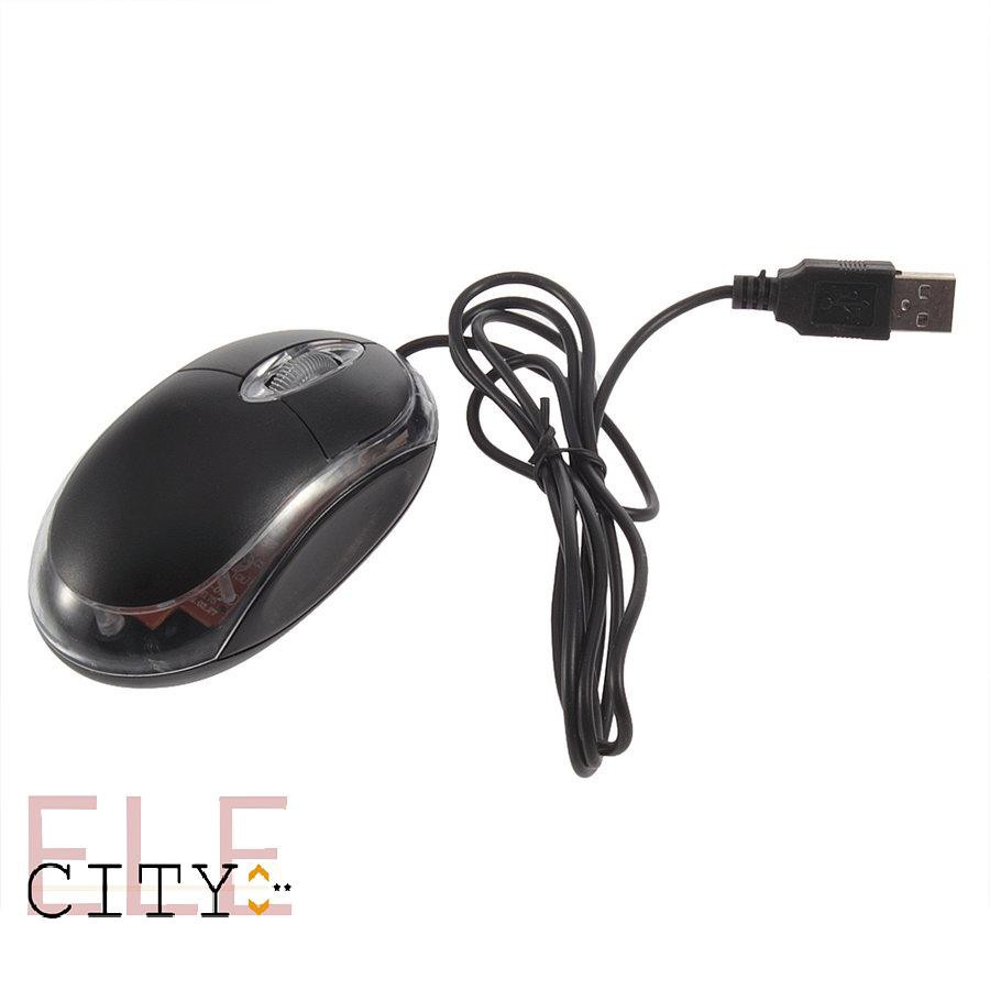 ✨COD✨New 1.2M Tiny USB Optical Scroll Whell Mouse Mice For Dell For Asus Wired Mouse