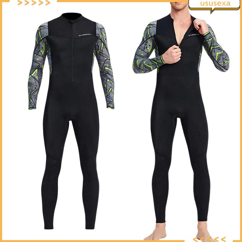 Bộ Đồ Lặn Một Mảnh Có Khóa Kéo Trước Siêu Co Giãn Cho Nam