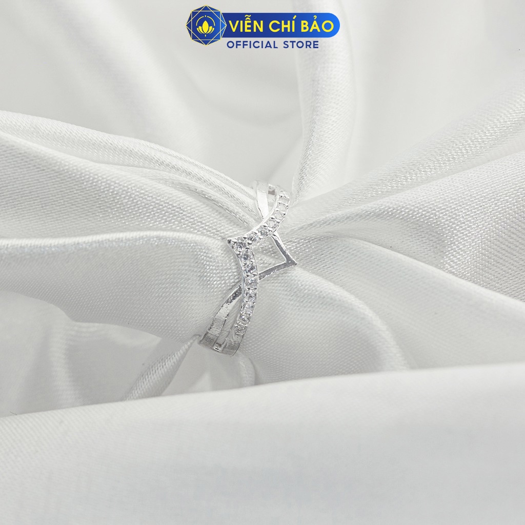 Nhẫn bạc nữ Cute Bow chất liệu bạc 925 thời trang phụ kiện trang sức nữ thương hiệu Viễn Chí Bảo N400513
