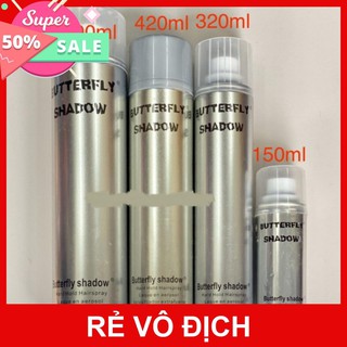 Gôm xịt tạo kiểu tóc  Butterfly Shadow đủ size