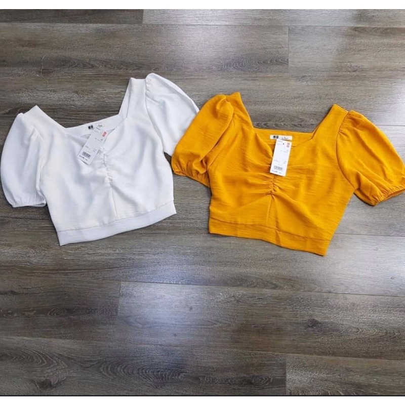 Áo croptop tay ngắn