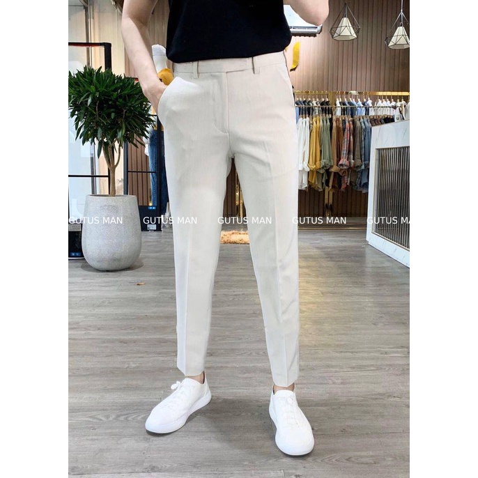 Quần tây nam 💠 MẪU MỚI NHẤT 💠 quần vải nam xám lông chuột chất vải cotton pha spandeck cực đẹp