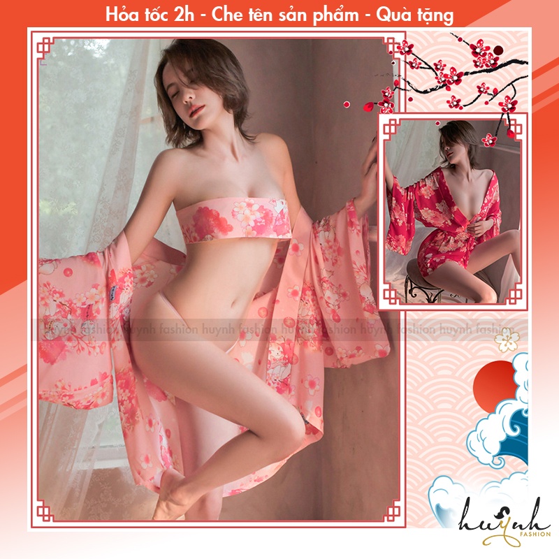 Áo Choàng Ngủ Cosplay Kimono Hóa Trang Phong Cách Nhật Bản Gợi Cảm - CO22