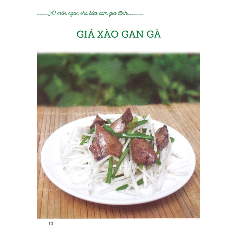 Sách - 30 Món Ngon Cho Bữa Cơm Gia Đình