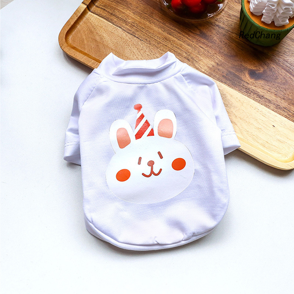 Áo Thun In Họa Tiết Hoạt Hình Dễ Thương Cho Cún Cưng