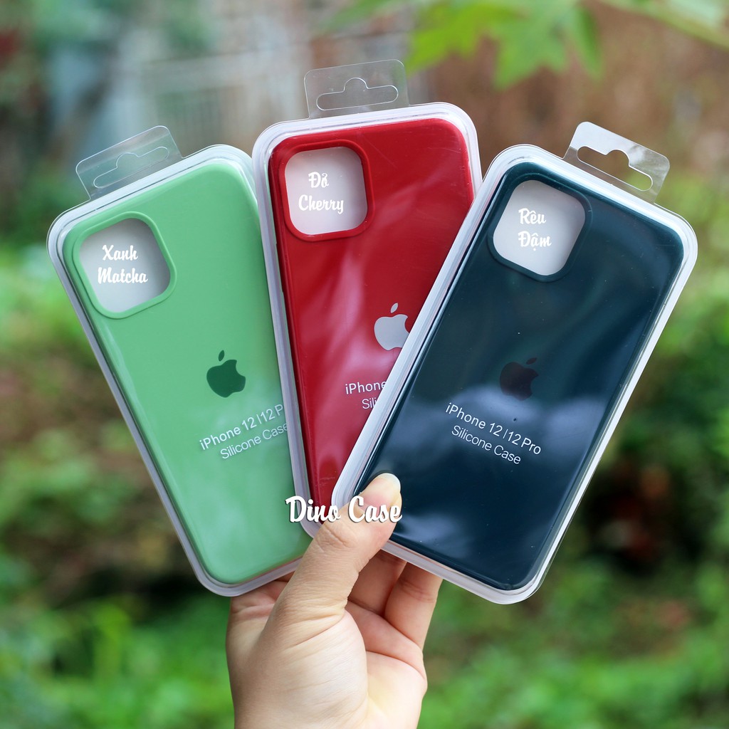 Ốp lưng iphone Chống bẩn 20 màu silicon case cho 12 / 12Pro / 12 Promax - Dino Case | WebRaoVat - webraovat.net.vn