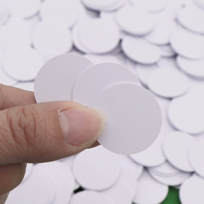 Set 10 Tấm Thẻ Trắng NFC 215 Không Thấm Nước 25mm Có Thể Xóa Được