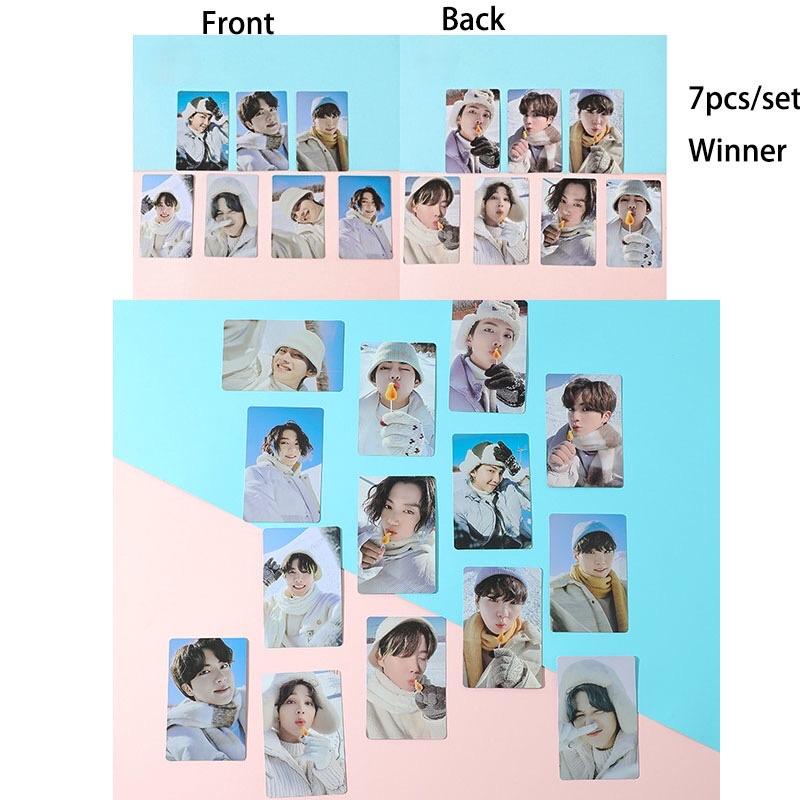Bộ 7 Ảnh Lomo Card Nhóm Nhạc Bts Mùa đông Winter Package