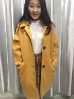 Áo khoác dạ Hàn Quốc