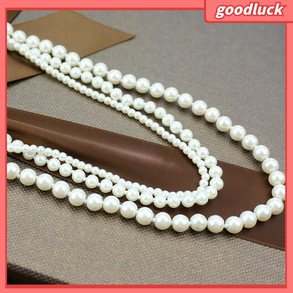 Dây Chuyền Chuỗi Hạt Ngọc Trai Nhân Tạo Cho Nữ