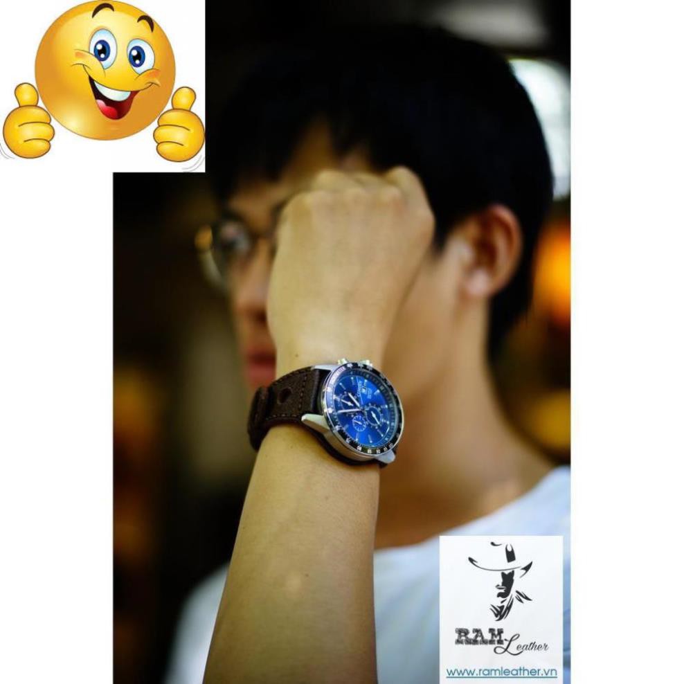 TỔNG HỢP DÂY ĐỒNG HỒ CITIZEN DA BÒ THẬT - CHÍNH HÃNG RAM LEATHER - P1 .