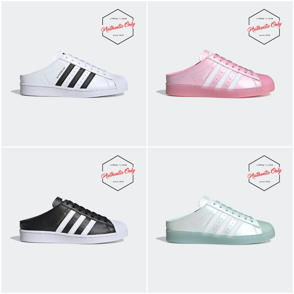 [100% CHÍNH HÃNG] Giày Đạp Gót Adidas Superstar Mule - FX0527, FX2755, FX2756, FX0528