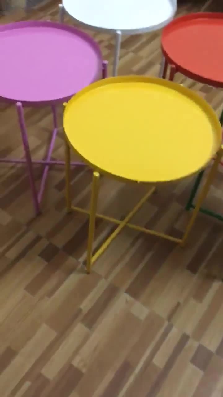 bàn trà chanh trà đá -cafe vỉa hè- khay nhấc rời-đường kính 42 cao 50 cm | BigBuy360 - bigbuy360.vn