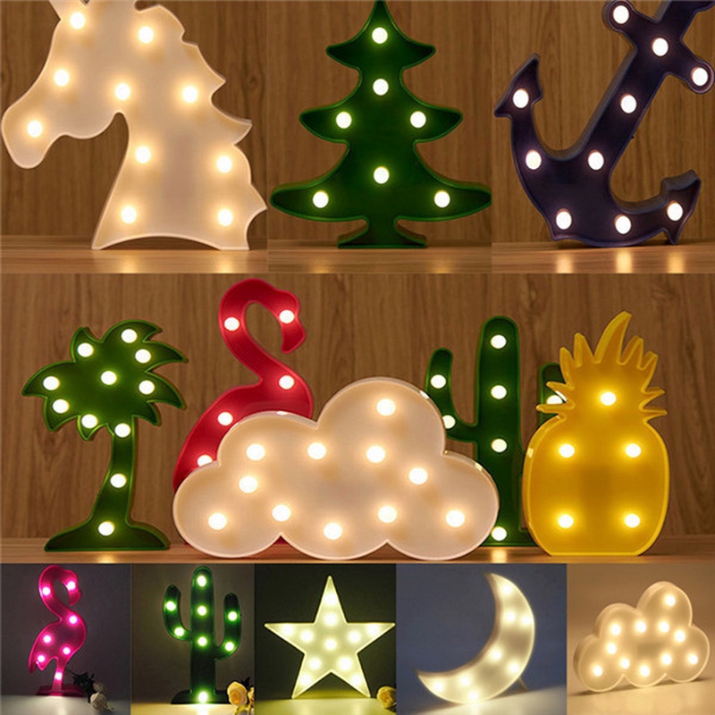 Đèn Led Trang Trí Hình Kỳ Lân Đáng Yêu