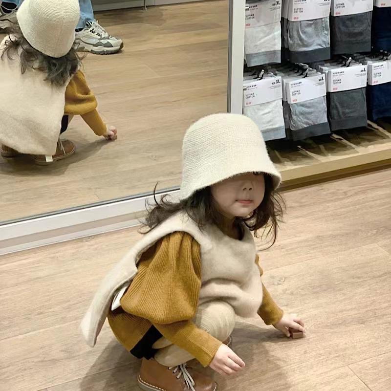 Áo gile lông mịn phong cách hàn quốc hàng quảng châu cho bé
