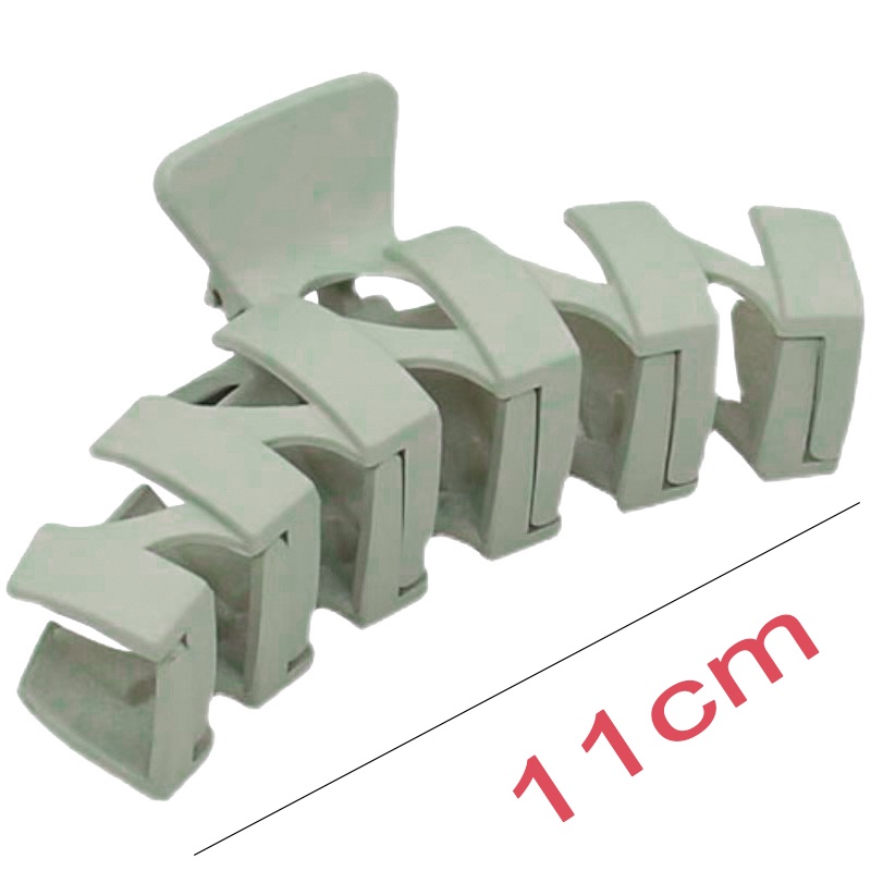 Kẹp Tóc Càng Cua Bằng Nhựa Màu Trơn Họa Tiết Hình Học Nhiều Màu Sắc Thời Trang Cho Nữ